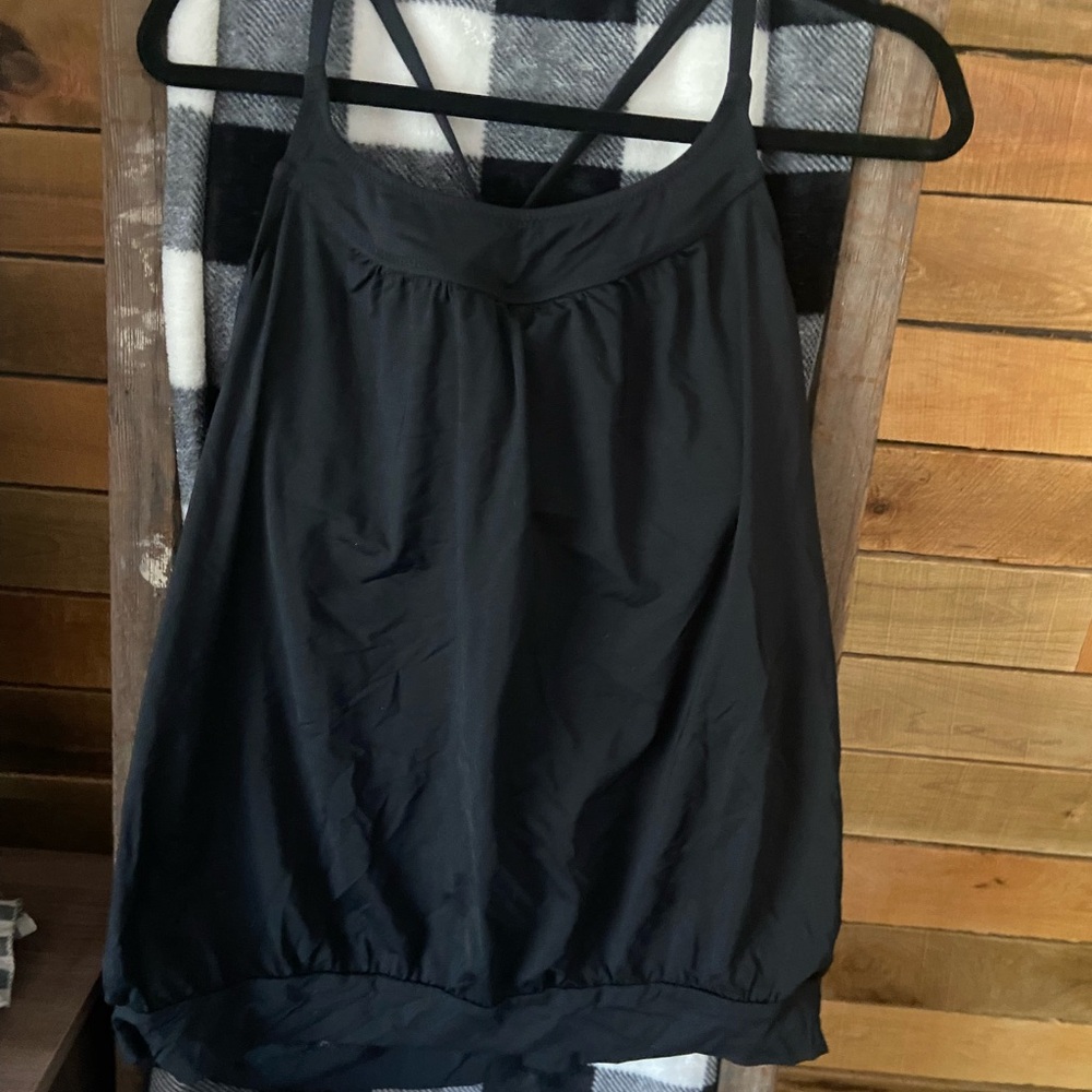 Lands end Blouson Swim Top 16 Long